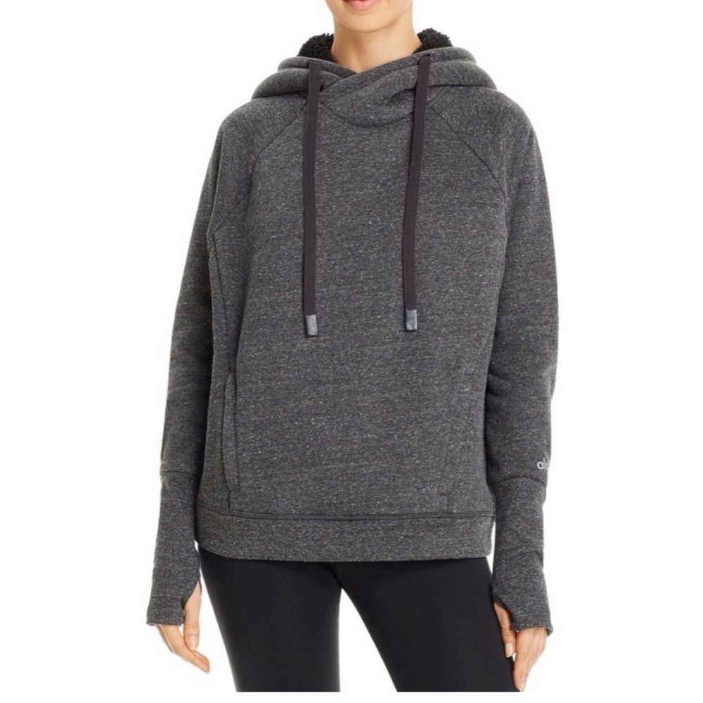 Alo Yoga Sherpa Lined Frosty Long Sleeve Hoodie